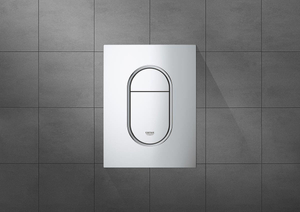 Grohe Arena Cosmopolitan S - przycisk spłukujący do WC mały 13 x 17,2 cm chrom 37624000